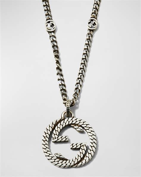 all gucci chains|men's silver chains Gucci.